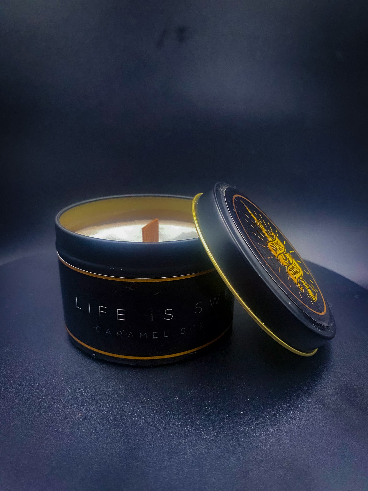 Life is Sweet - Caramel Scented Man Cave Candle