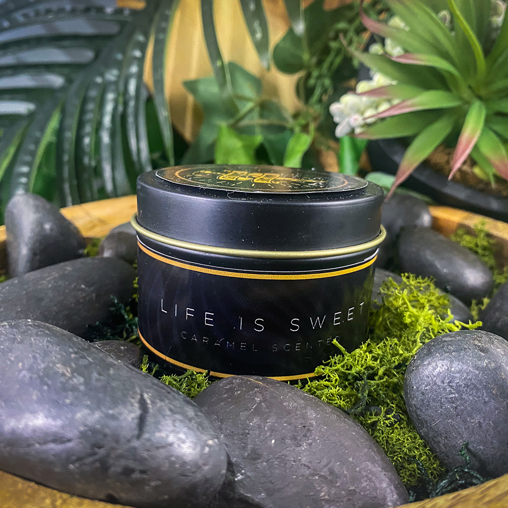 Life is Sweet - Caramel Scented Man Cave Candle